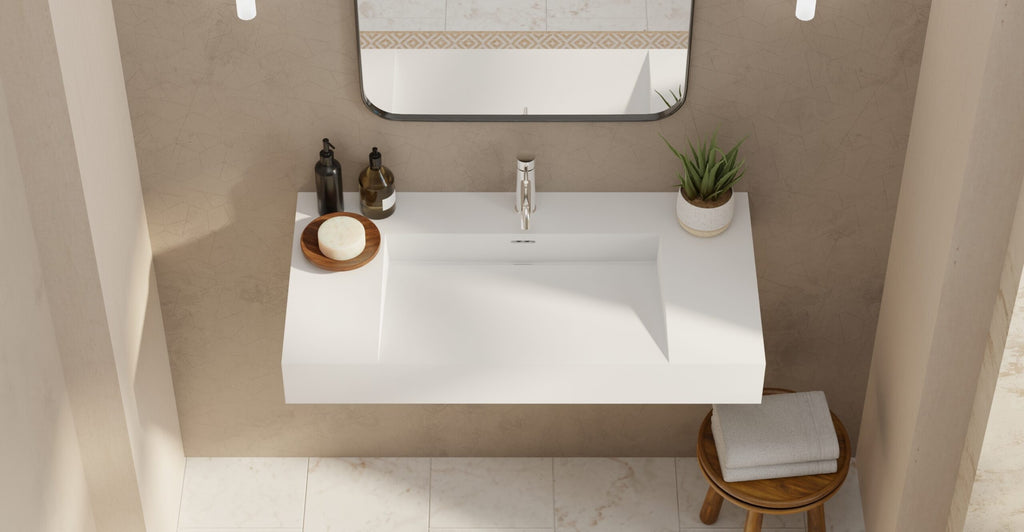 Badeloft source | wall-mounted-sink-wt-04-g | 17 | badeloft-wt-04-g-wall-mounted-sink-white-matte-lifestyle-front-top-scaled.jpg