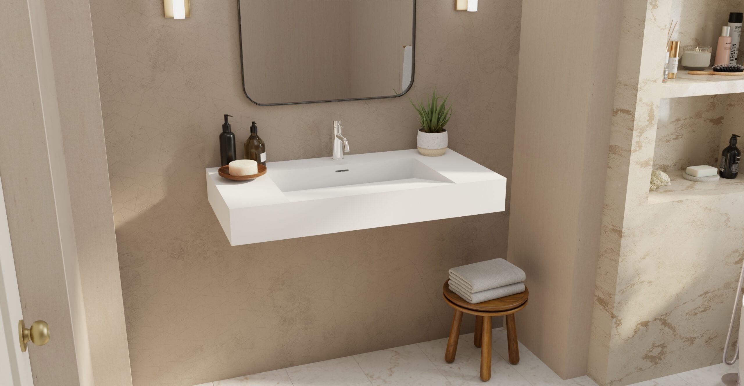 Badeloft source | wall-mounted-sink-wt-04-g | 16 | badeloft-wt-04-g-wall-mounted-sink-white-matte-lifestyle-side-1-scaled.jpg