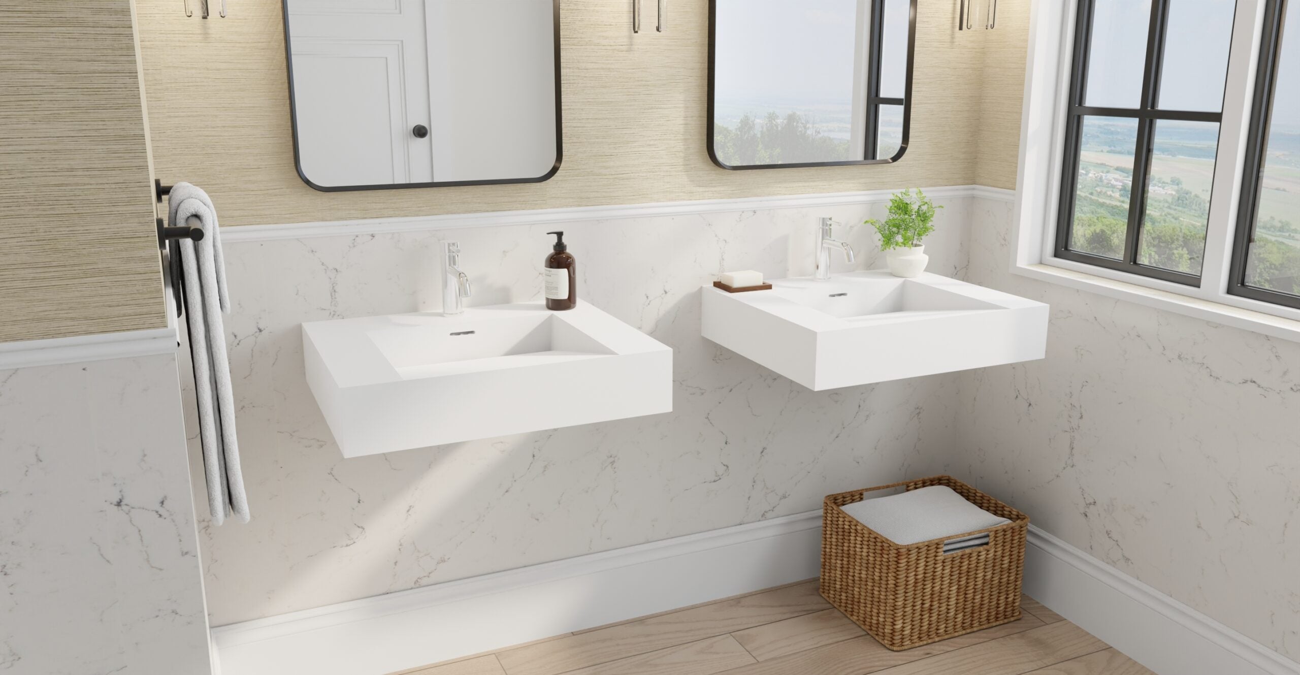 Badeloft source | wall-mounted-sink-wt-04-f | 14 | badeloft-wt-04-f-wall-mounted-sink-white-matte-lifestyle-side-scaled.jpg