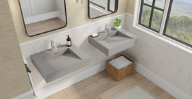 Badeloft source | wall-mounted-sink-wt-04-f-gry | 17 | badeloft-wt-04-f-wall-mounted-sink-grey-matte-lifestyle-angle-scaled.jpg