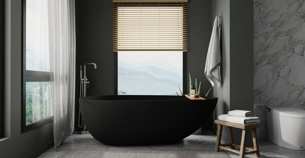 Freestanding Bathtub BW-01-XXL-BLK