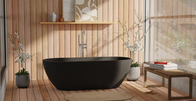 Freestanding Bathtub BW-02-L-BLK