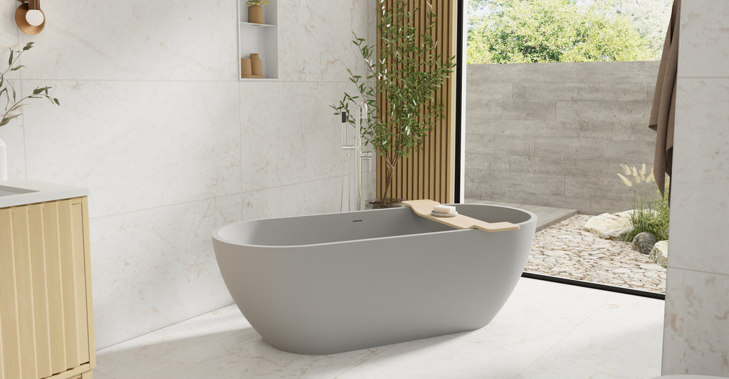 Freestanding Bathtub BW-02-L-GRY
