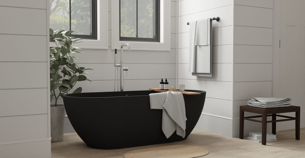 Freestanding Bathtub BW-02-L-BLK