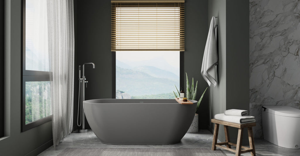 Freestanding Bathtub BW-02-M-GRY