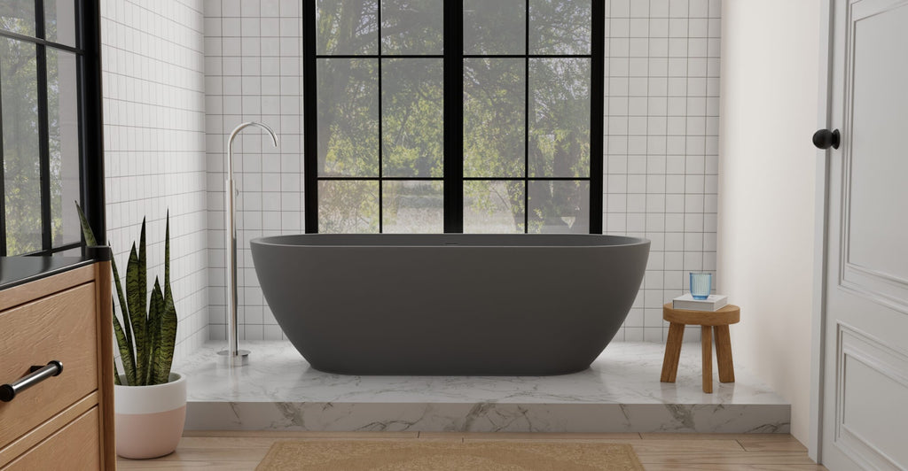 Freestanding Bathtub BW-02-XL-GRY