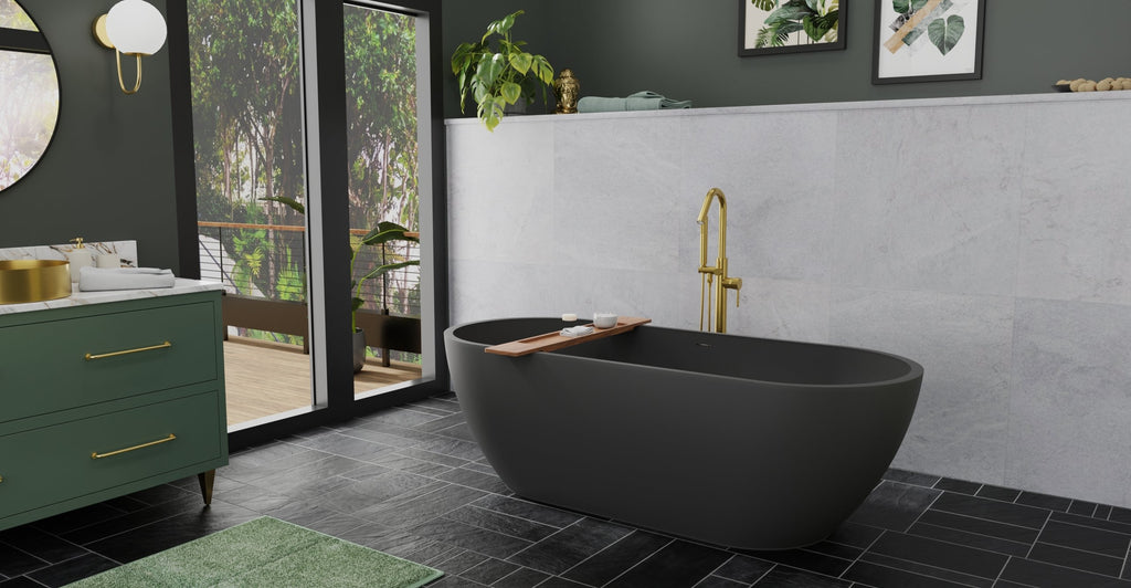 Freestanding Bathtub BW-02-XL-BLK