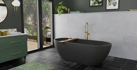 Freestanding Bathtub BW-02-XL-BLK