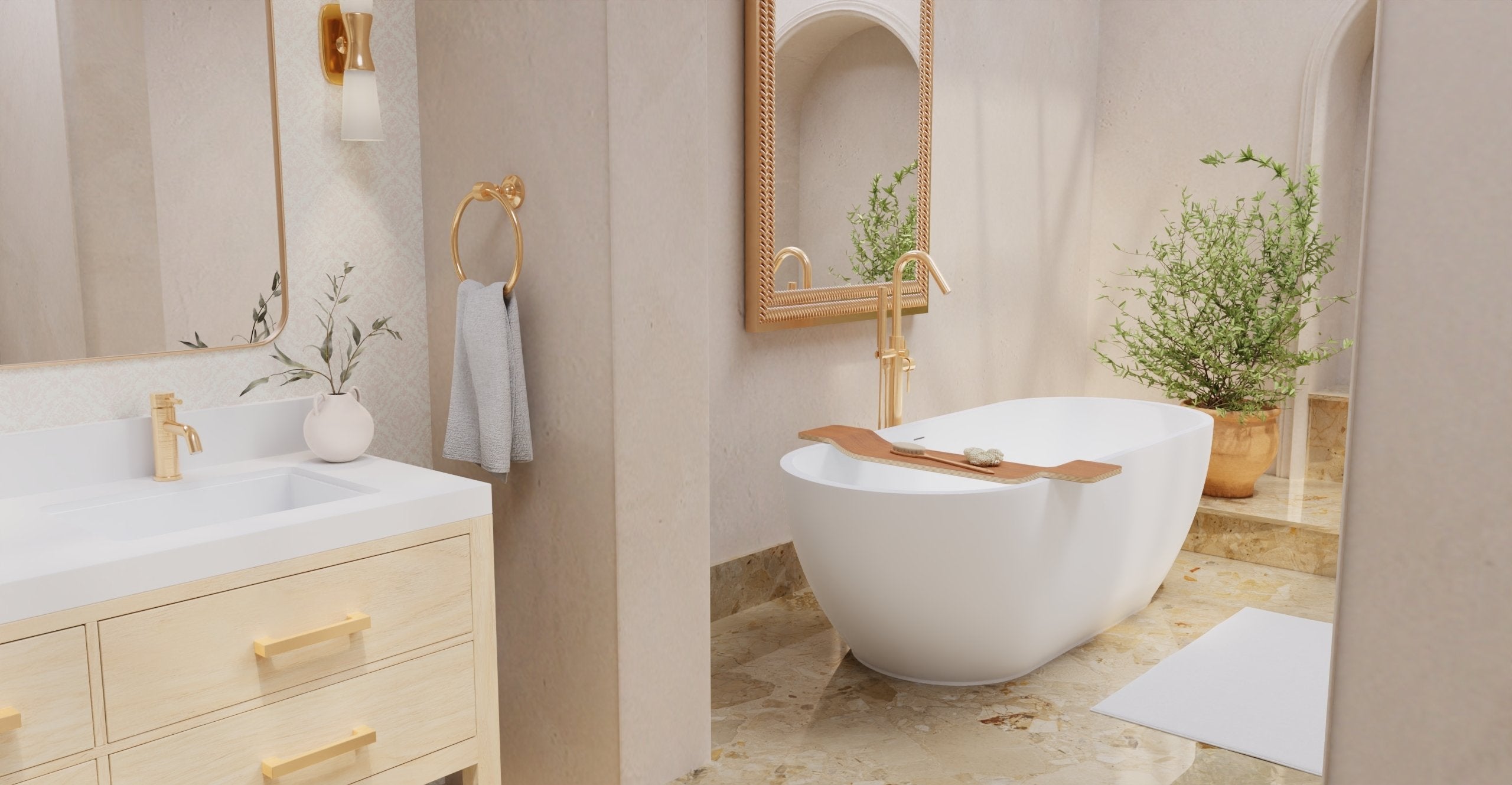 Freestanding Bathtub BW-02-XL