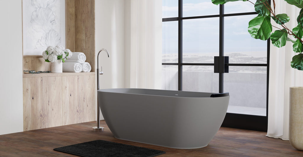 Freestanding Bathtub BW-02-XL-GRY