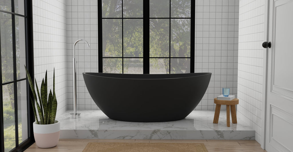Freestanding Bathtub BW-03-L-BLK