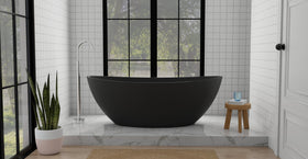 Freestanding Bathtub BW-03-L-BLK