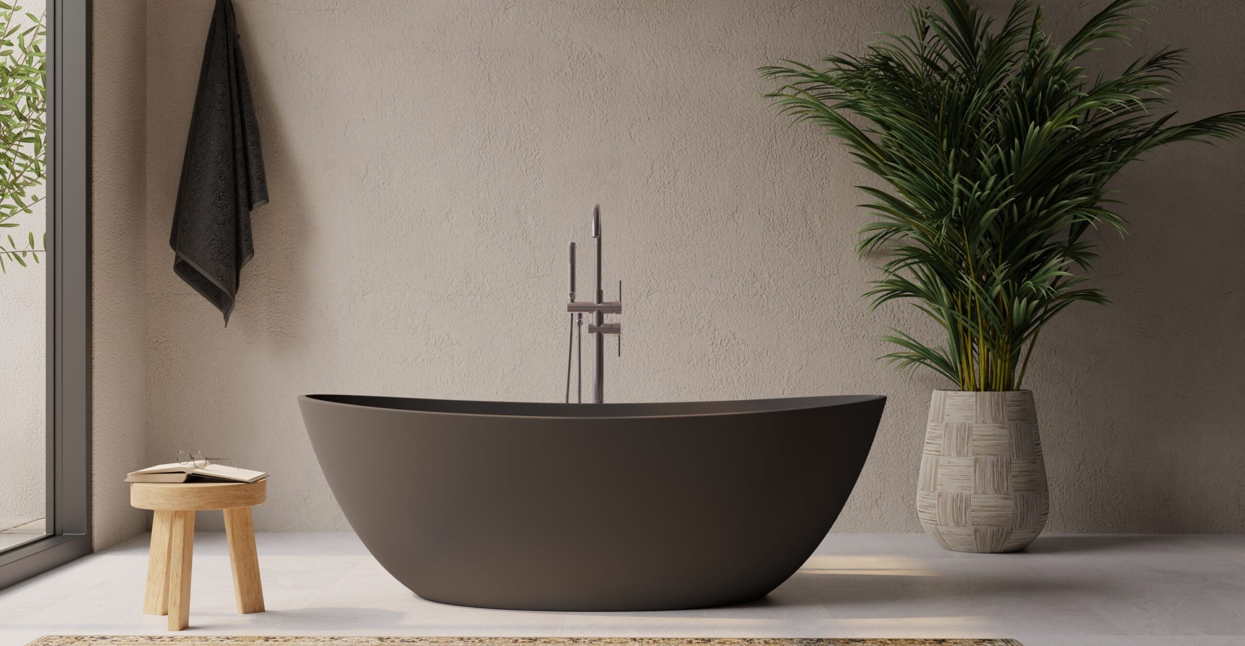 Freestanding Bathtub BW-03-M-BLK