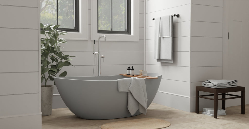Freestanding Bathtub BW-03-XL-GRY