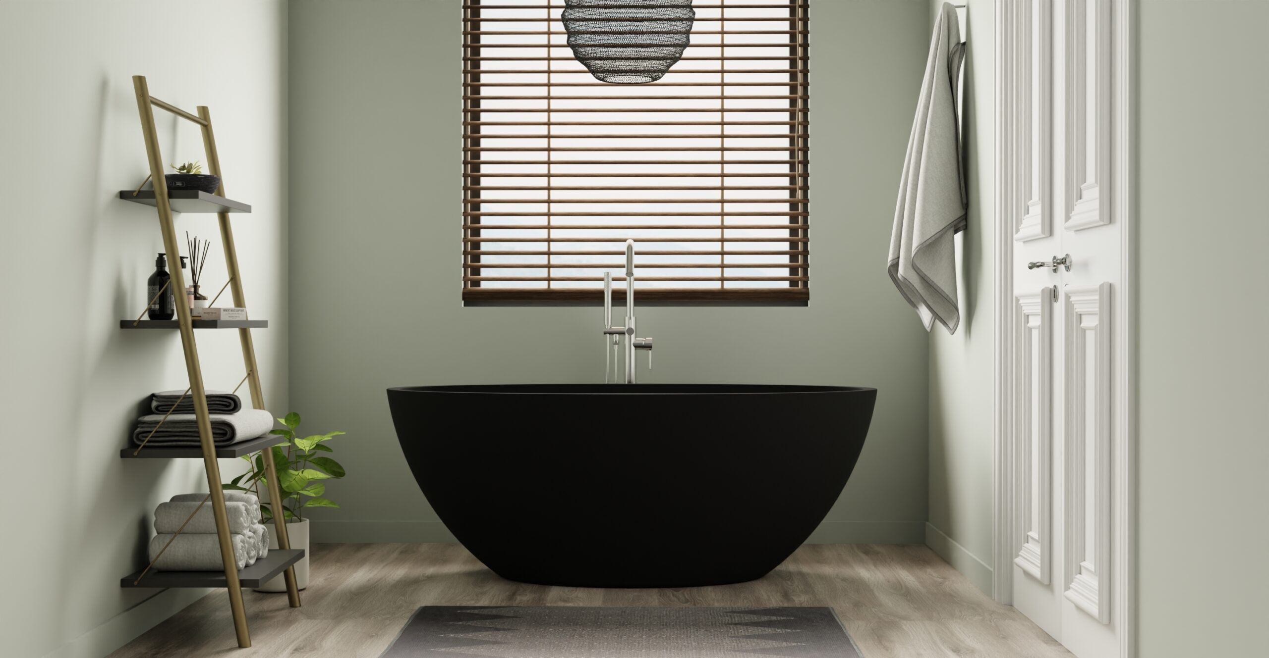Freestanding Bathtub BW-04-L-BLK