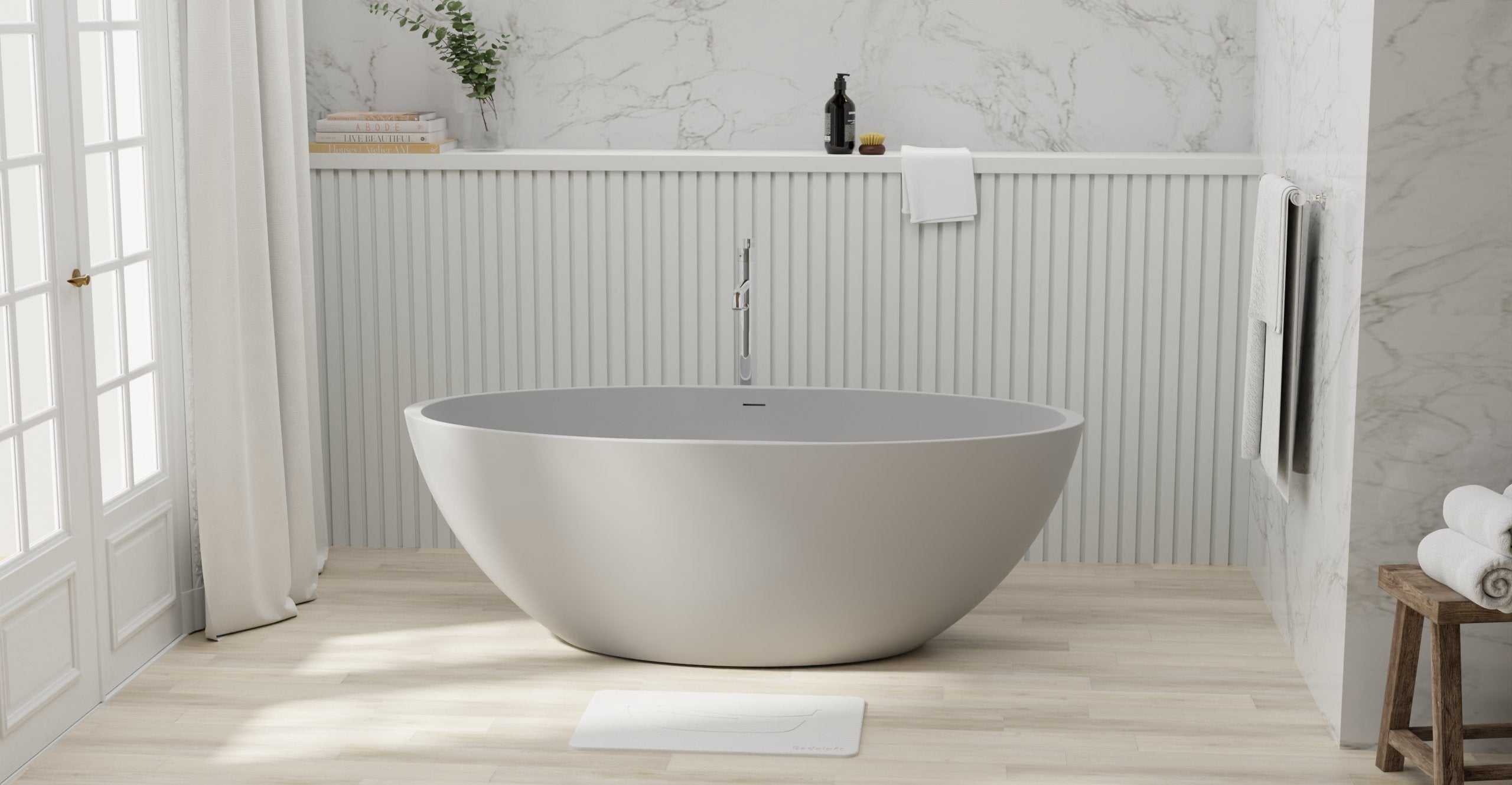 Freestanding Bathtub BW-04-XL-GRY