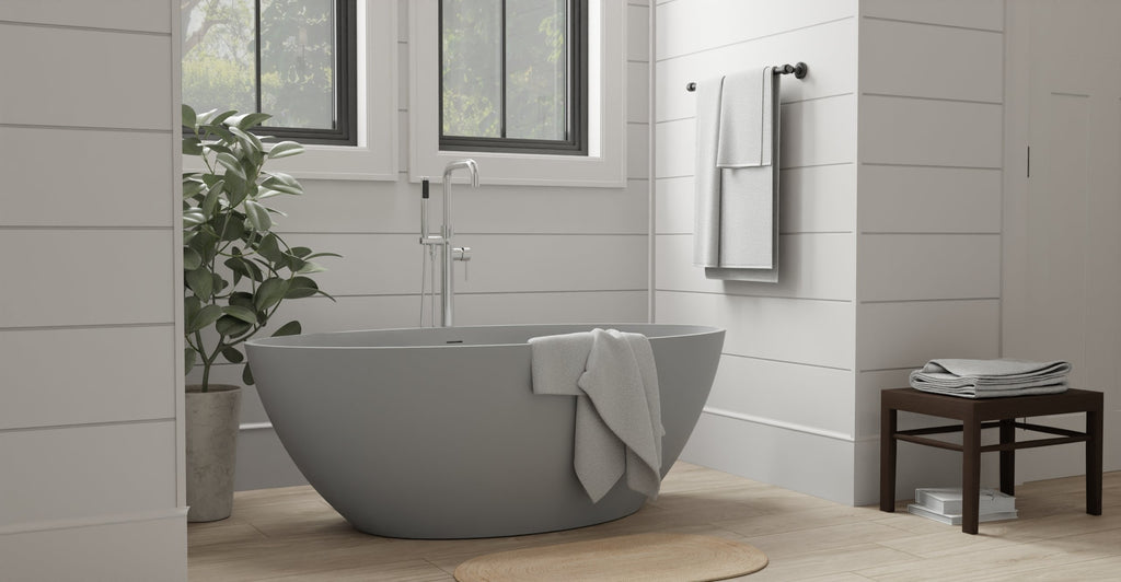 Freestanding Bathtub BW-05-L-GRY
