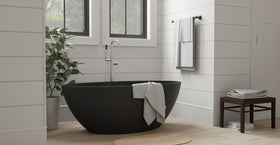 Freestanding Bathtub BW-05-L-BLK