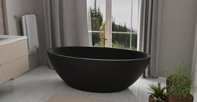 Freestanding Bathtub BW-05-XL-BLK