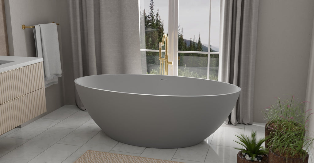 Freestanding Bathtub BW-05-XL-GRY