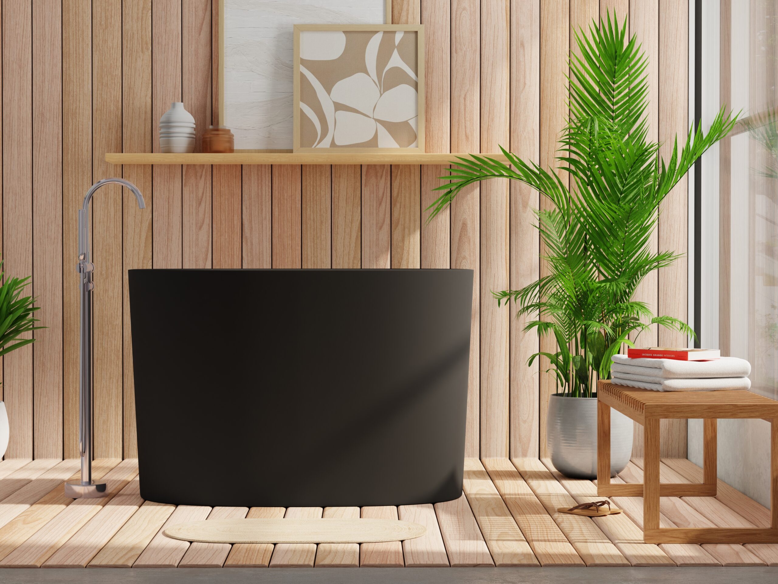Freestanding Bathtub BW-08-S-BLK