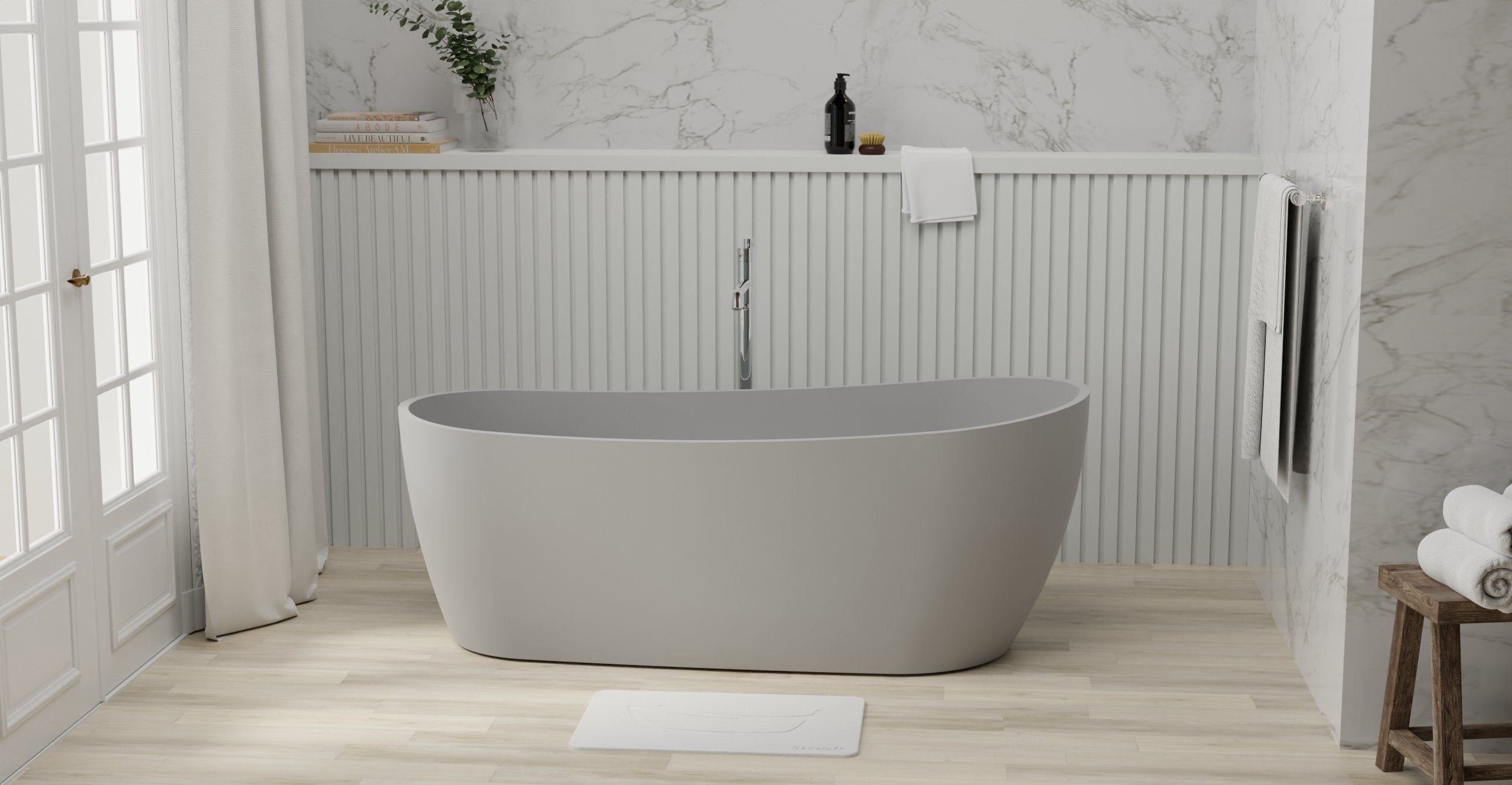 Freestanding Bathtub BW-09-GRY