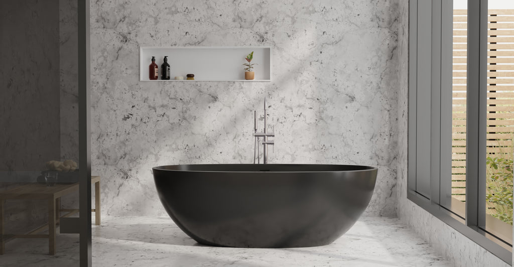 Freestanding Bathtub BW-10-L-BLK