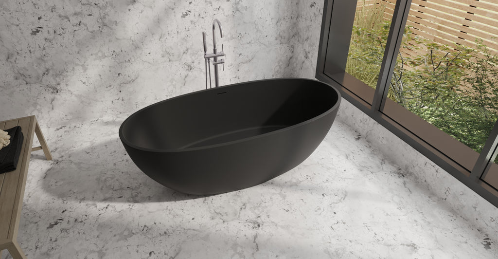 Freestanding Bathtub BW-10-L-BLK