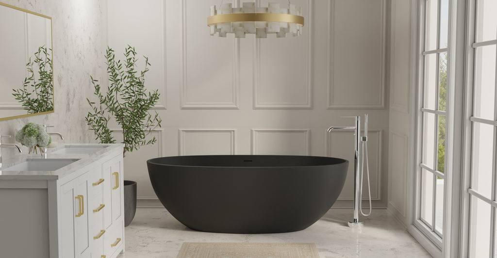 Freestanding Bathtub BW-10-L-BLK