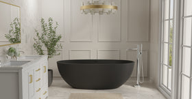 Freestanding Bathtub BW-10-L-BLK