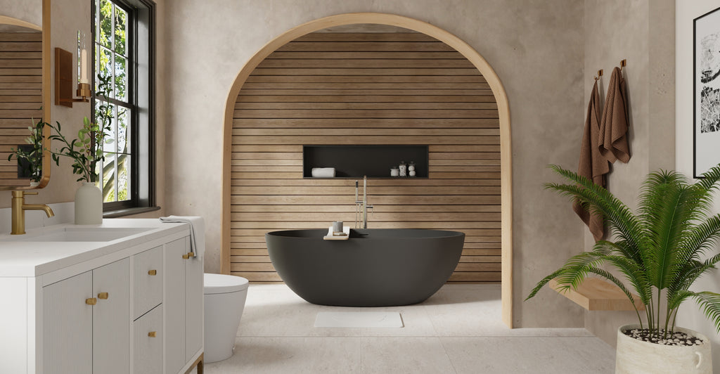 Freestanding Bathtub BW-10-L-BLK
