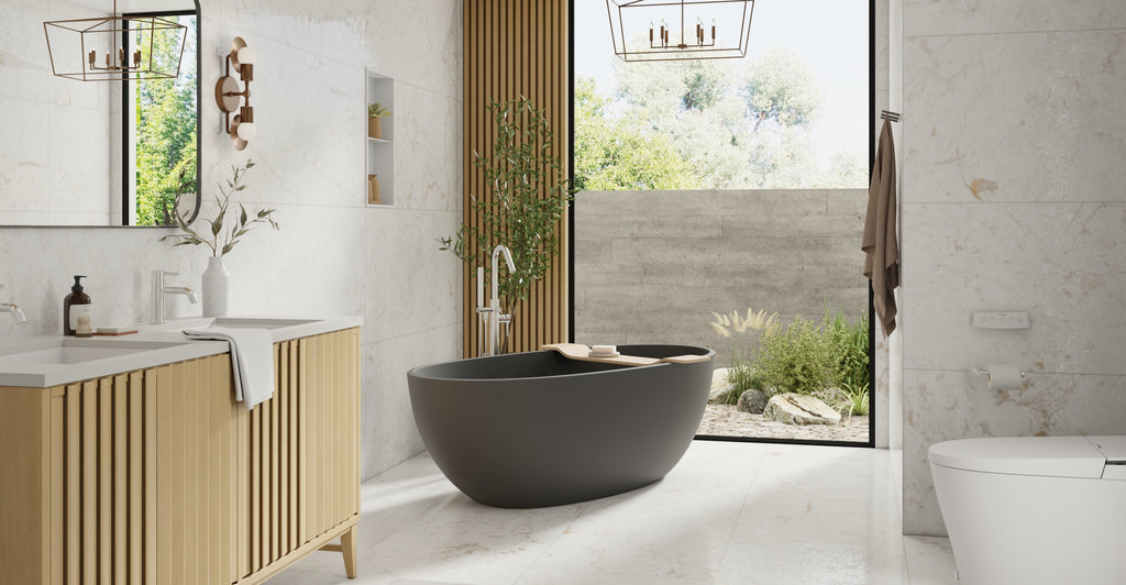 Freestanding Bathtub BW-10-L-BLK