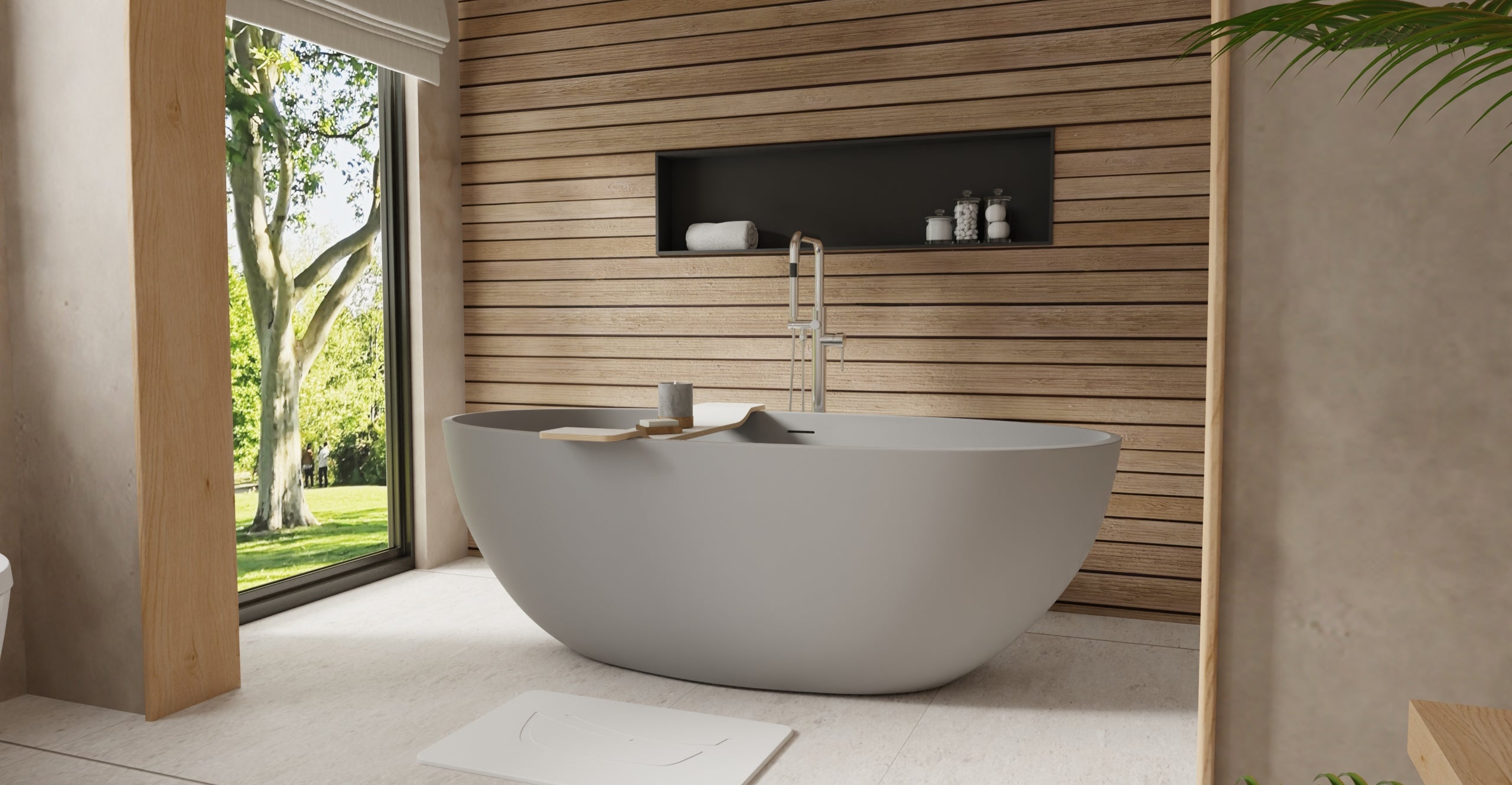 Freestanding Bathtub BW-10-L-GRY