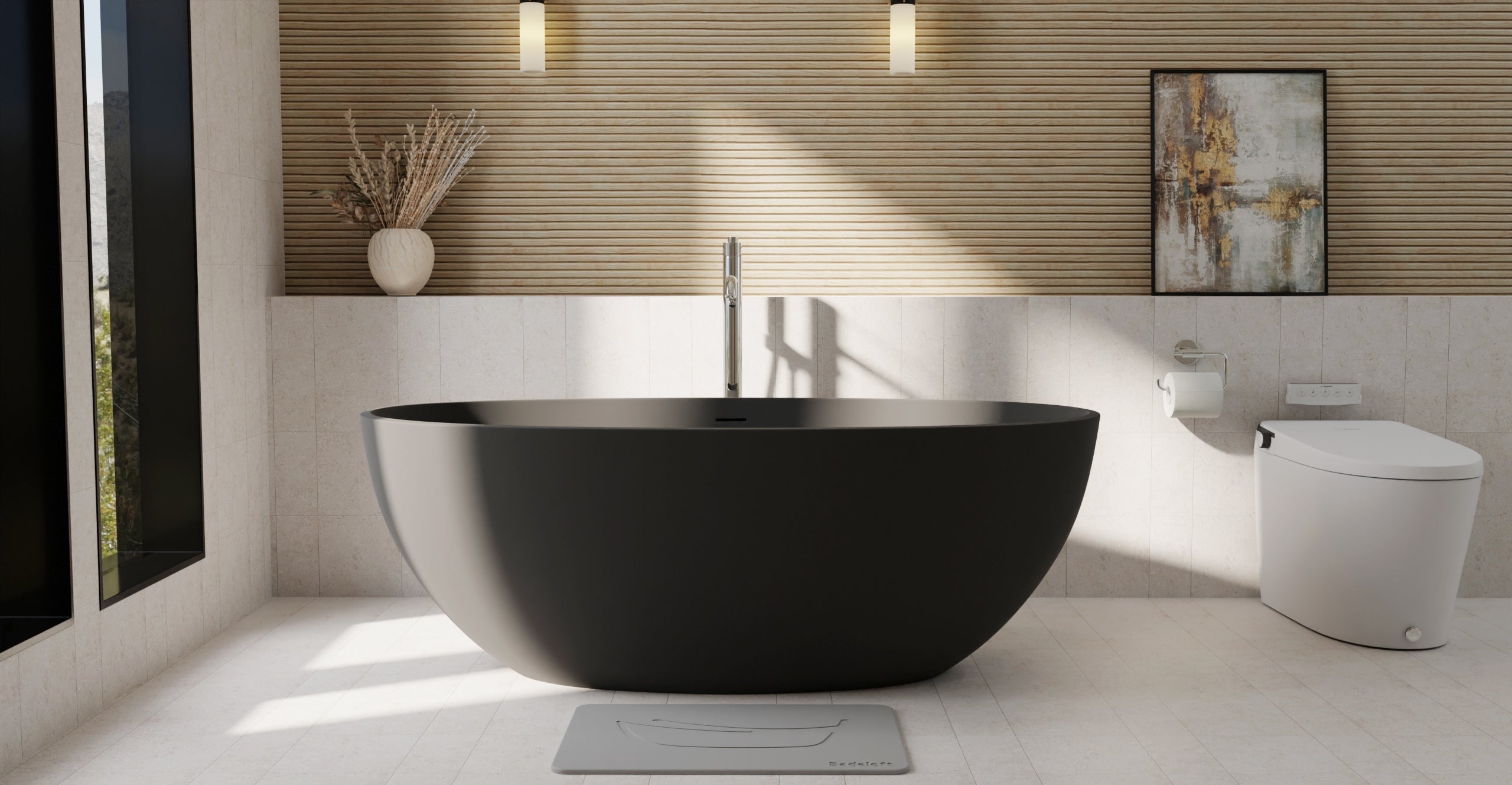 Freestanding Bathtub BW-10-M-BLK