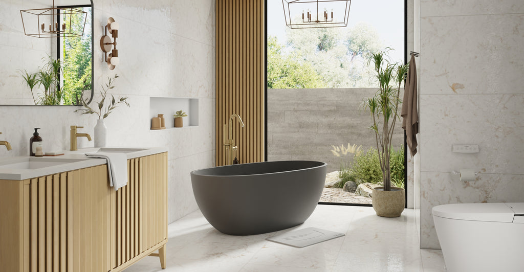 Freestanding Bathtub BW-10-M-BLK