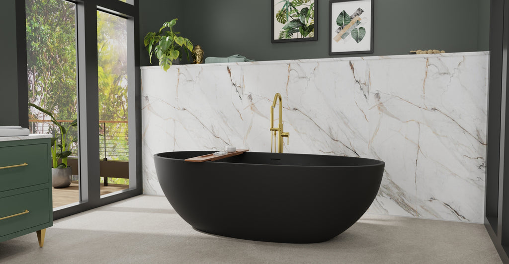 Freestanding Bathtub BW-10-XL-BLK