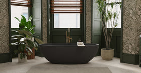 Freestanding Bathtub BW-10-XL-BLK