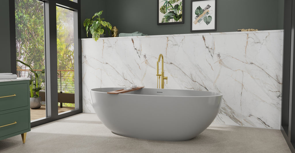 Freestanding Bathtub BW-10-XL-GRY
