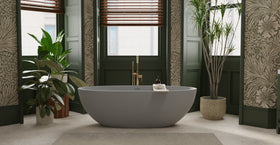 Freestanding Bathtub BW-10-XL-GRY