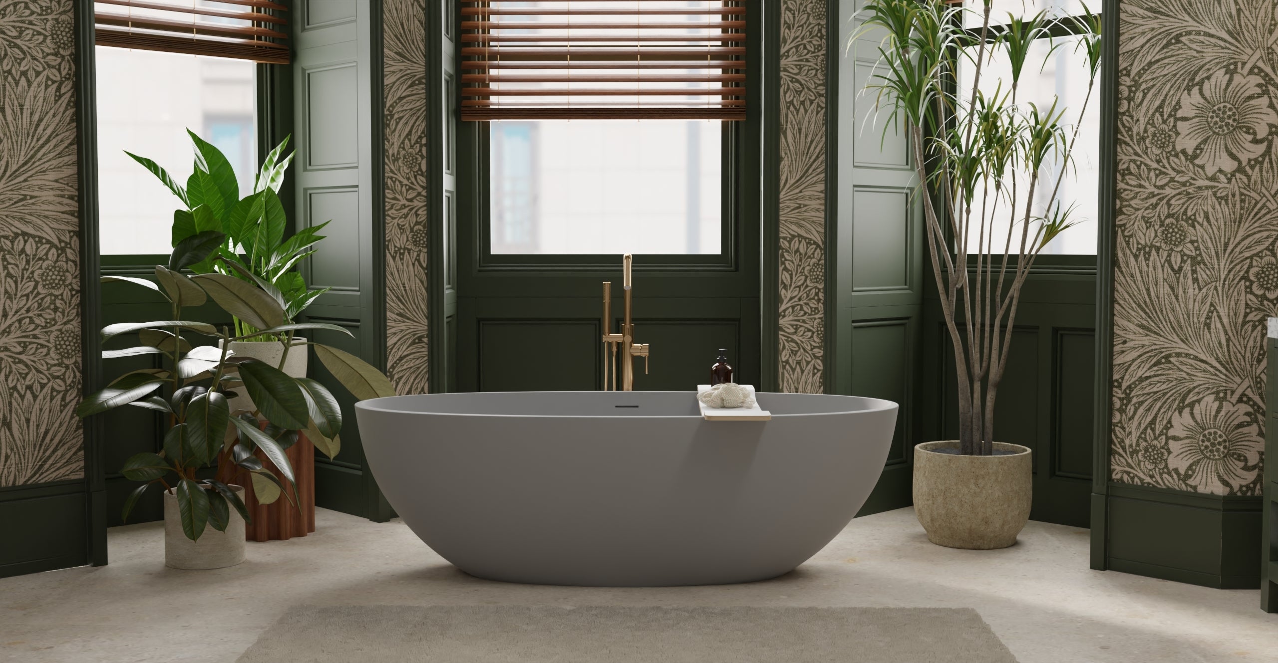 Freestanding Bathtub BW-10-XL-GRY