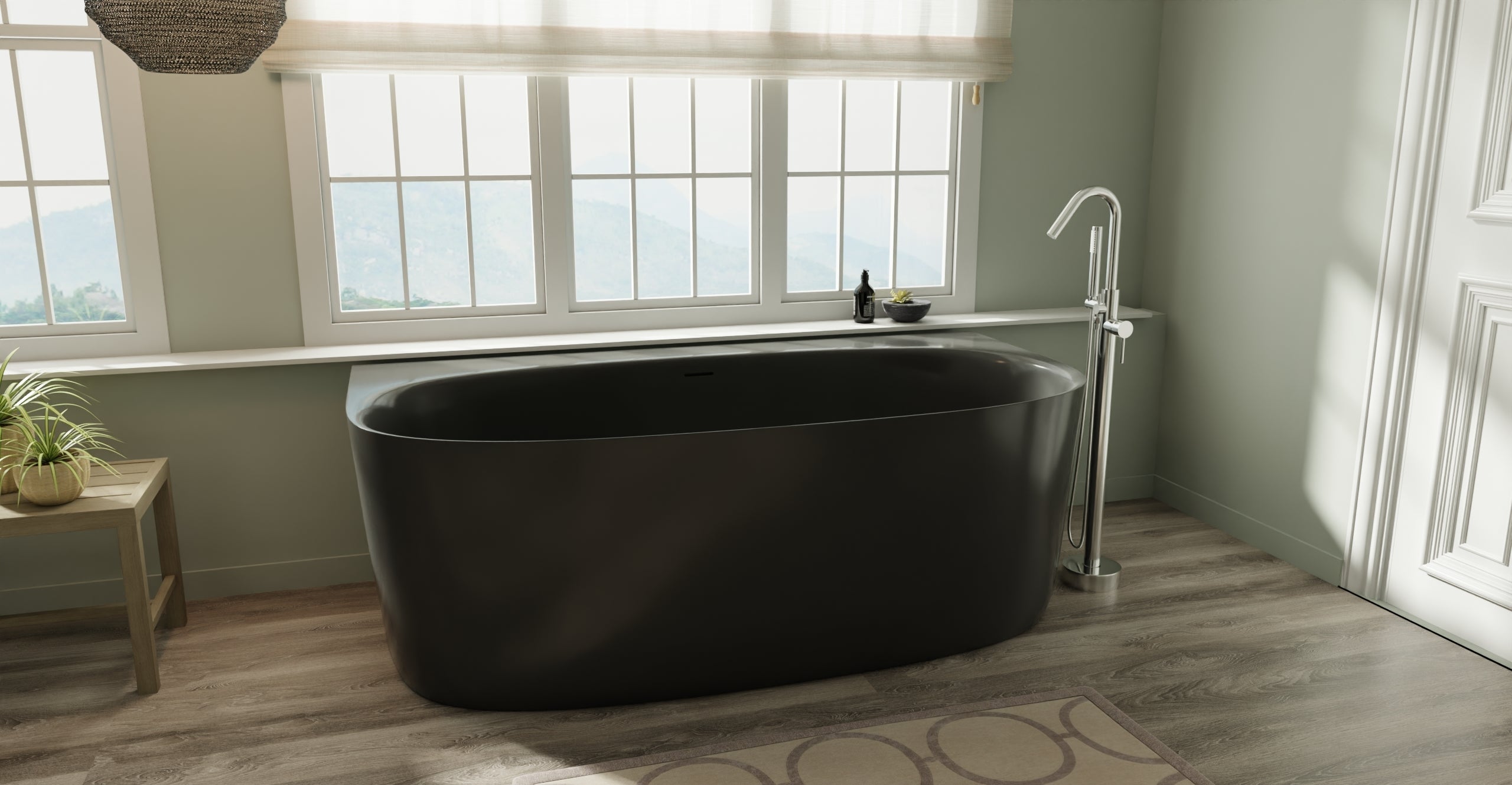 Freestanding Bathtub BW-11-BLK