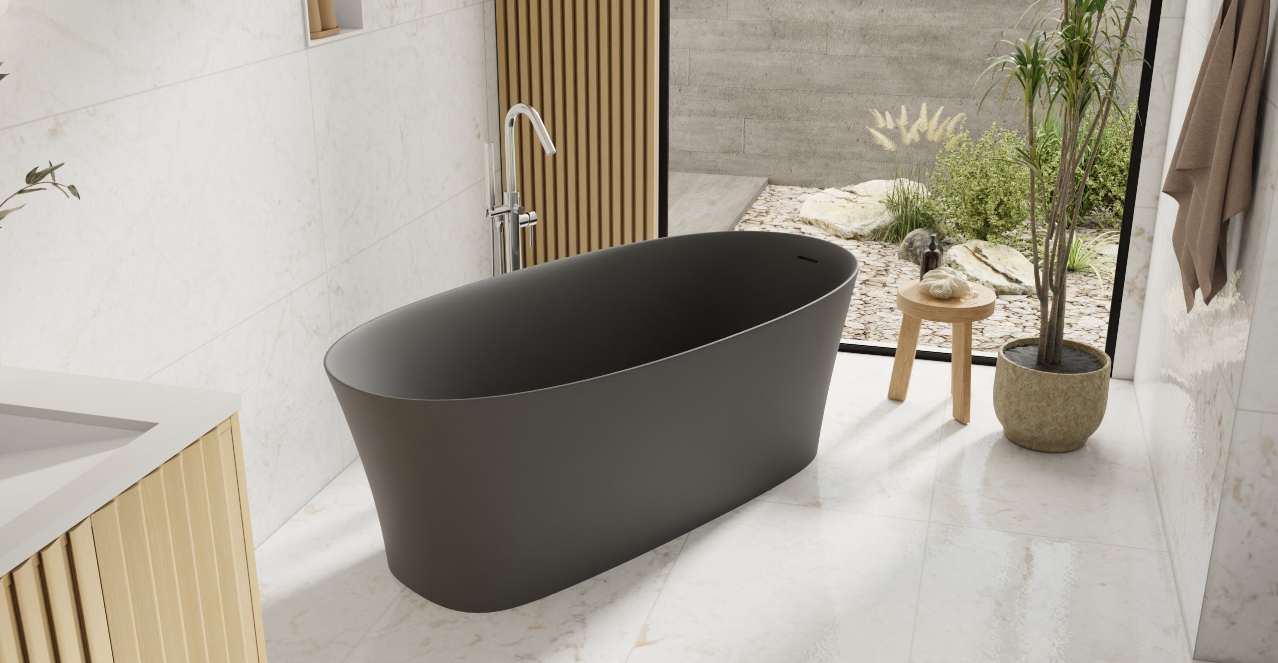 Freestanding Bathtub BW-12-BLK