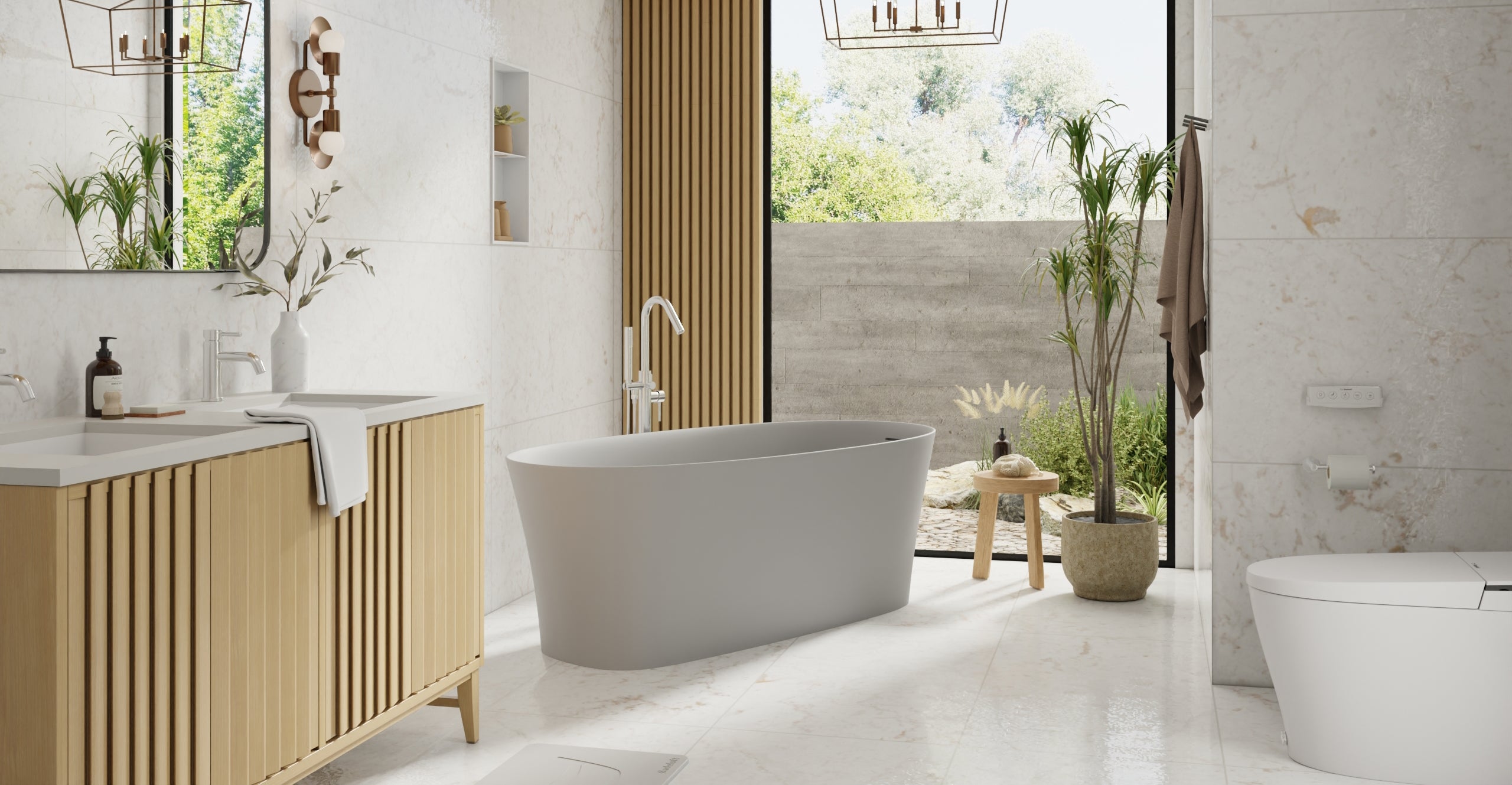 Freestanding Bathtub BW-12-GRY