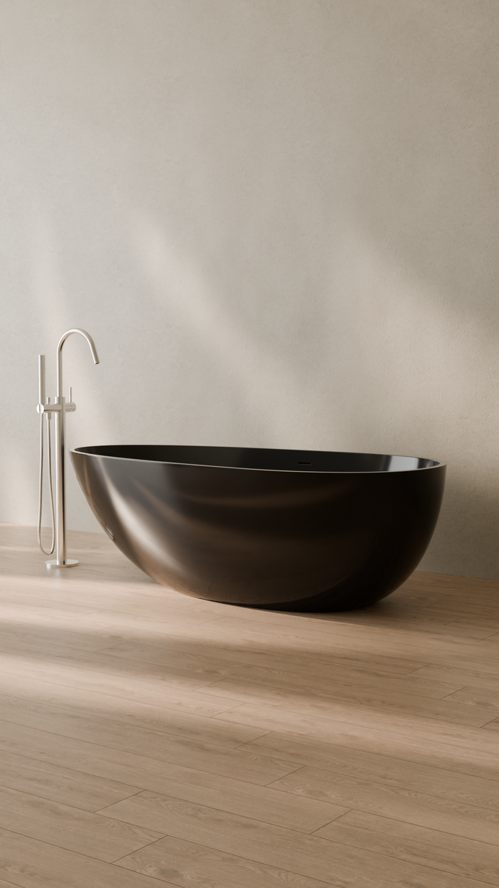 Badeloft details portrait 2026 | BW-01-L | Black | Bathtub_Glossy_Black__Camera_Angle_3.png