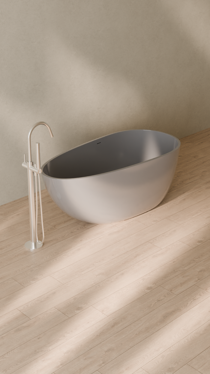 Badeloft details portrait 2026 | BW-01-S | Grey | Bathtub_Glossy_Grey__Camera_Angle_4.png