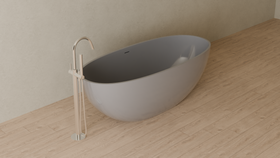 Badeloft render 2026 | BW-10-XL | Grey | Bathtub_Glossy_Grey__Camera_Angle_4.png