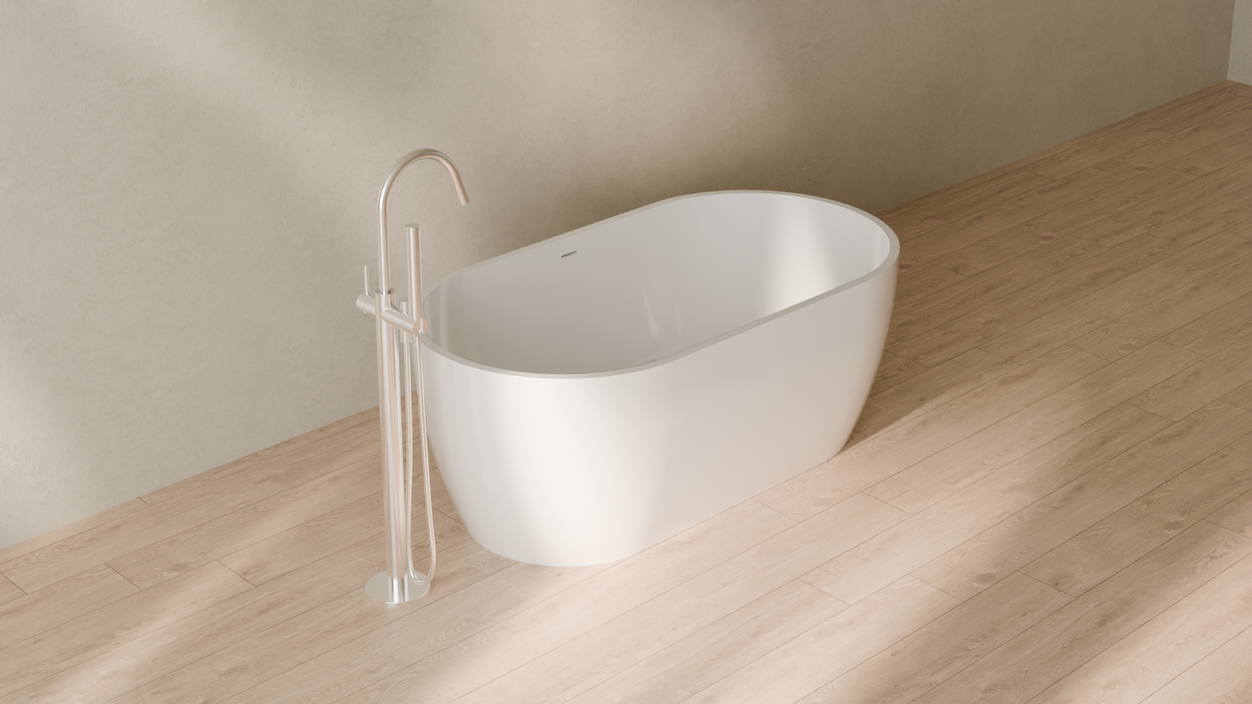Badeloft render 2026 | BW-02-S | White | Bathtub_Glossy_White__Camera_Angle_4.png — in the bathroom