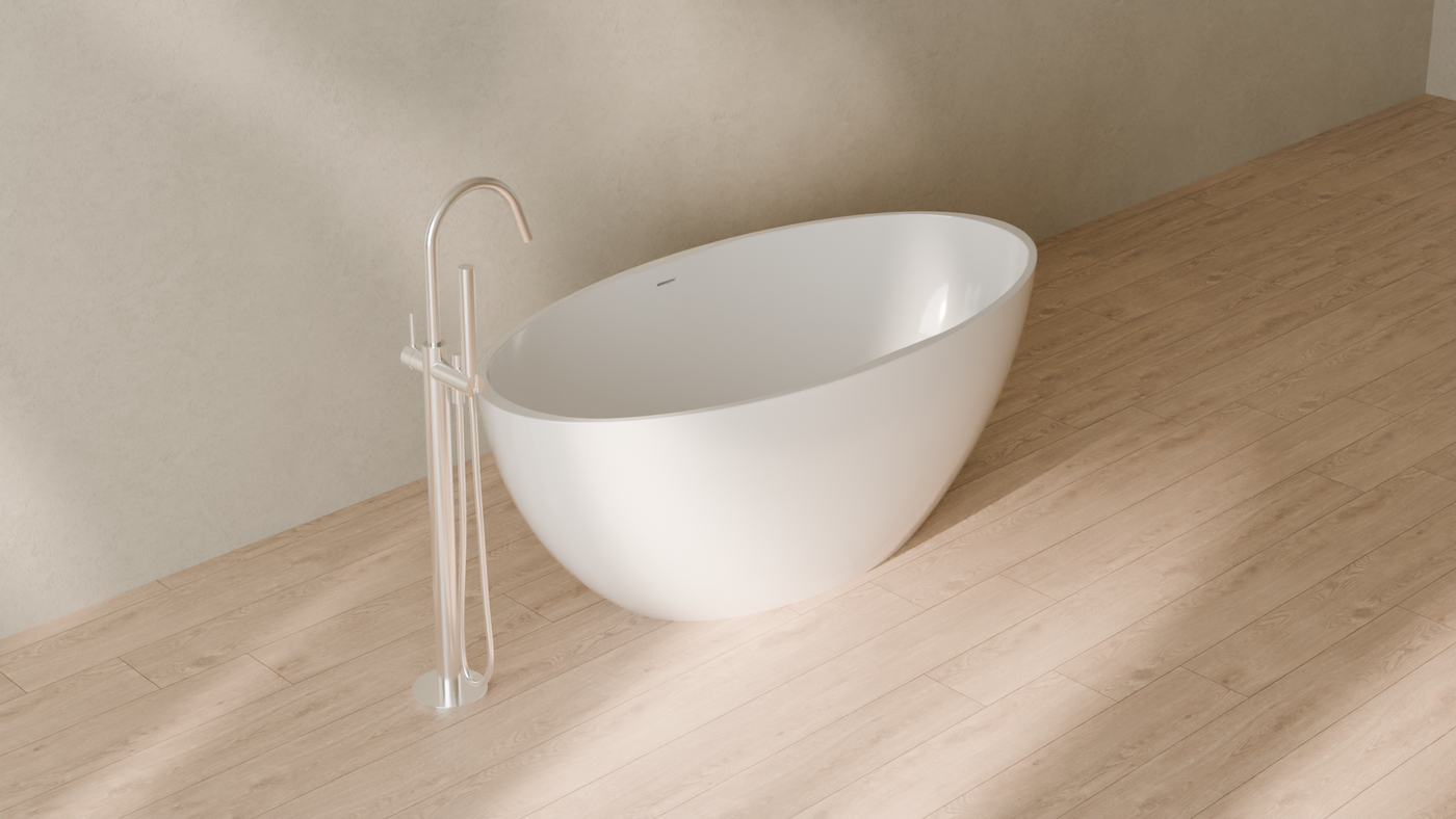 Badeloft render 2026 | BW-04-L | White | Bathtub_Glossy_White__Camera_Angle_4.png — in the bathroom