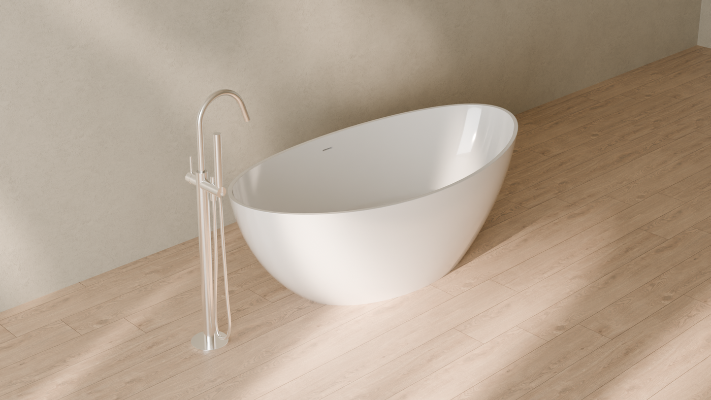 Badeloft render 2026 | BW-03-M | White | Bathtub_Glossy_White__Camera_Angle_4.png — in the bathroom