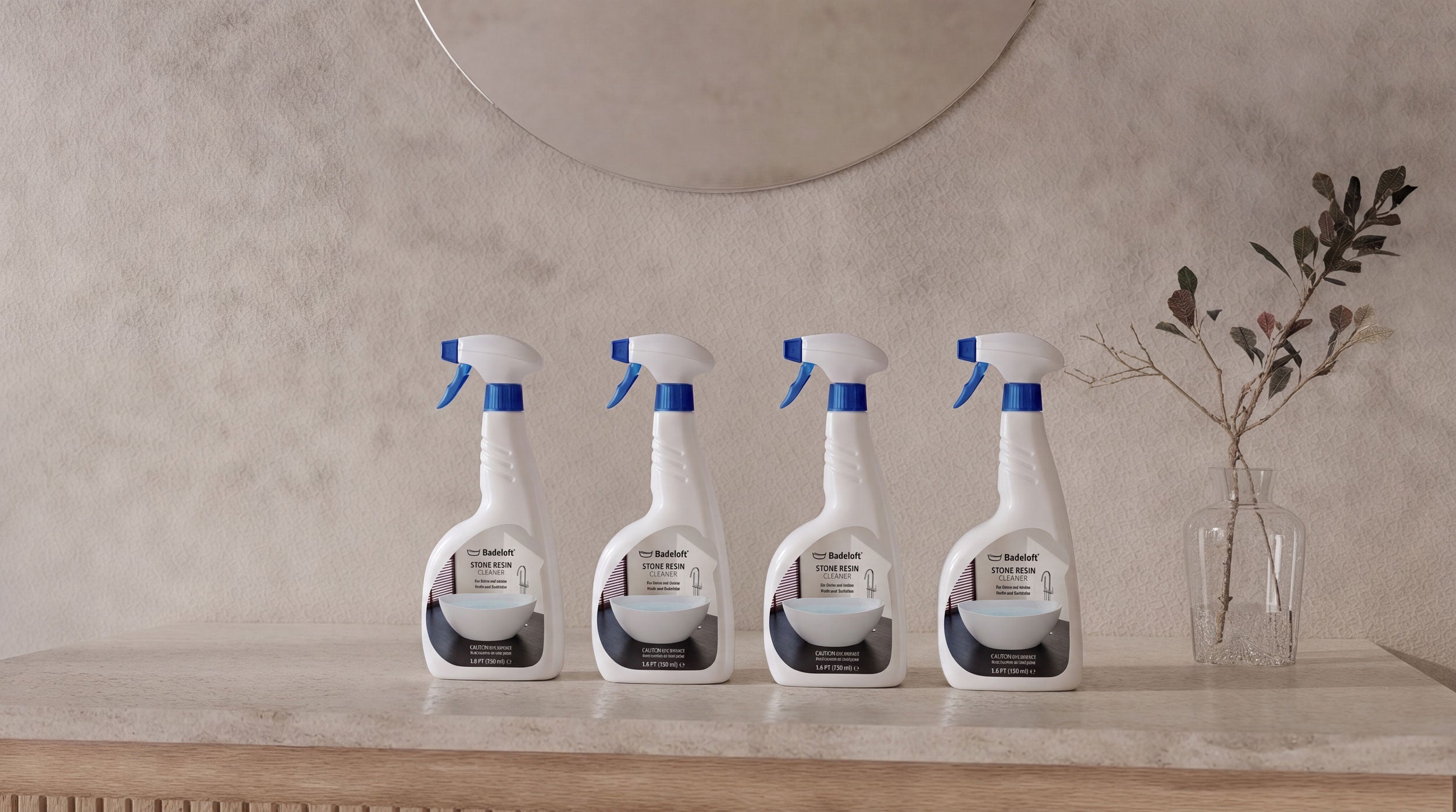 Stone Resin Spray Cleaner CL-01 - 4 Pack